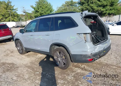 2022 Honda Pilot Awd Sport from USA, damaged, VIN 5FNYF6H33NB090370